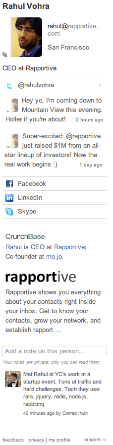 Rapportive