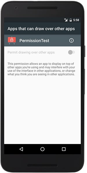 Android app permissions 4